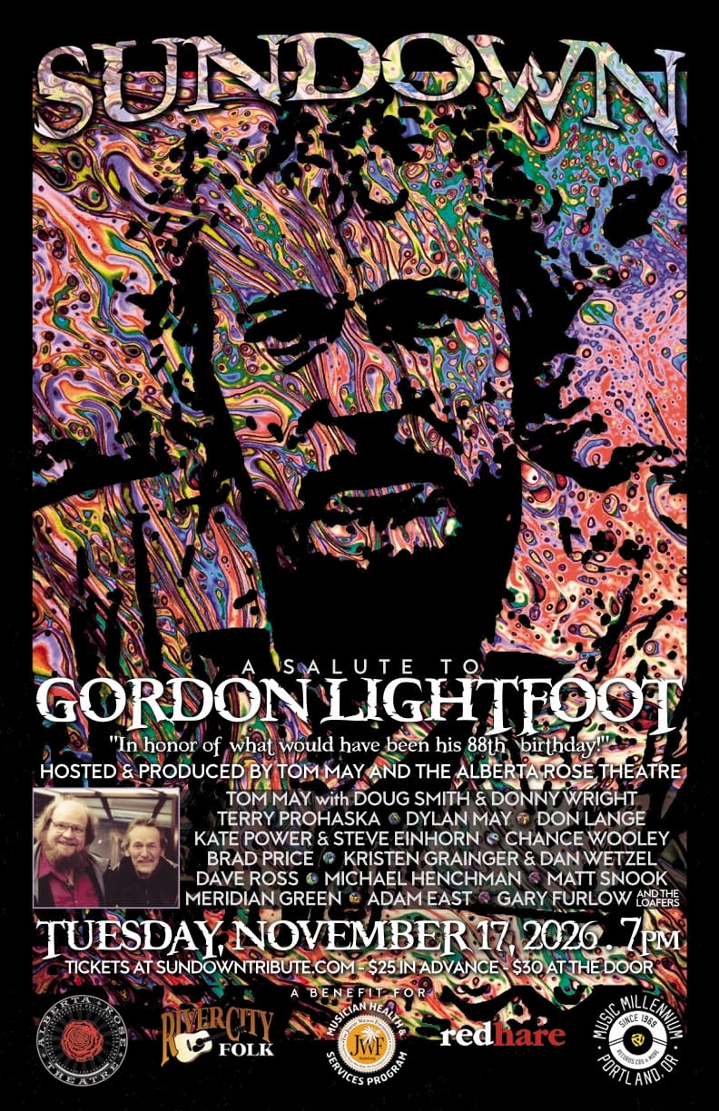 Sundown gordon lightfoot poster